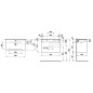 Laufen Palace - Meuble avec lavabo, 53x78x44 cm, 2 tiroirs, blanc mat H8607052601041 Laufen Palace - Meuble avec lavabo, 53x78x44 cm, 2 tiroirs, blanc mat H8607052601041