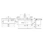 Laufen Base for Palace - Meuble avec lavabo, 53x118x44 cm, 2 tiroirs, blanc mat H8607092601041 Laufen Base for Palace - Meuble avec lavabo, 53x118x44 cm, 2 tiroirs, blanc mat H8607092601041
