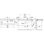 Laufen Base for Palace - Meuble avec lavabo, 53x118x44 cm, 2 tiroirs, gris H8607092661071 Laufen Base for Palace - Meuble avec lavabo, 53x118x44 cm, 2 tiroirs, gris H8607092661071