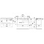 Laufen Palace - Meuble avec lavabo, 53x98x44 cm, 2 tiroirs, gris H8617072661041 Laufen Palace - Meuble avec lavabo, 53x98x44 cm, 2 tiroirs, gris H8617072661041