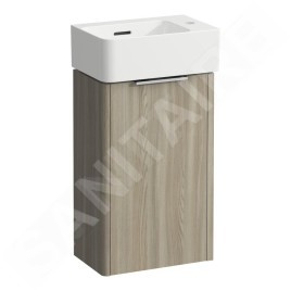 Laufen VAL - Meuble avec lave-mains, 52x32x20 cm, 1 porte, charnières à droite, orme clair H8622802621061