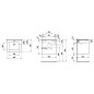 Laufen Base - Meuble avec lavabo, 59x60x49 cm, 2 tiroirs, gris H8649602661041 Laufen Base - Meuble avec lavabo, 59x60x49 cm, 2 tiroirs, gris H8649602661041