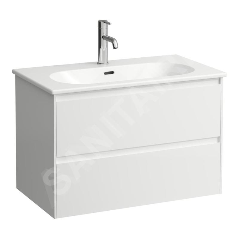 Laufen Lani for Lua - Meuble avec lavabo, 51x77x44 cm, 2 tiroirs, blanc mat H8600872601041 Laufen Lani for Lua - Meuble avec lavabo, 51x77x44 cm, 2 tiroirs, blanc mat H8600872601041