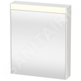 Duravit Brioso - Armoire de toilette 760x620x148 mm, version gauche, 1 porte, blanc brillant BR7101L22221000