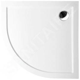 Polysan Receveurs de douche - Receveur de douche Sera, 1000x1000 mm, marbre de synthèse, blanc 62111