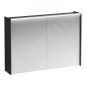 Laufen Lani - Armoire miroir avec éclairage LED, 71x102x21 cm, 2 portes, gris H4037921122661 Laufen Lani - Armoire miroir avec éclairage LED, 71x102x21 cm, 2 portes, gris H4037921122661