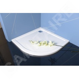Polysan Receveurs de douche - Receveur de douche SERA, 800x800 mm, R550, blanc 40511