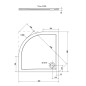 Polysan Receveurs de douche - Receveur de douche Sera en marbre coulé, 900x900x30mm, blanc 41511 Polysan Receveurs de douche - Receveur de douche Sera en marbre coulé, 900x900x30mm, blanc 41511