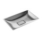 Sanela Lavabos en inox - Vasque à encastrer avec trop-plein, inox SLUN 24X