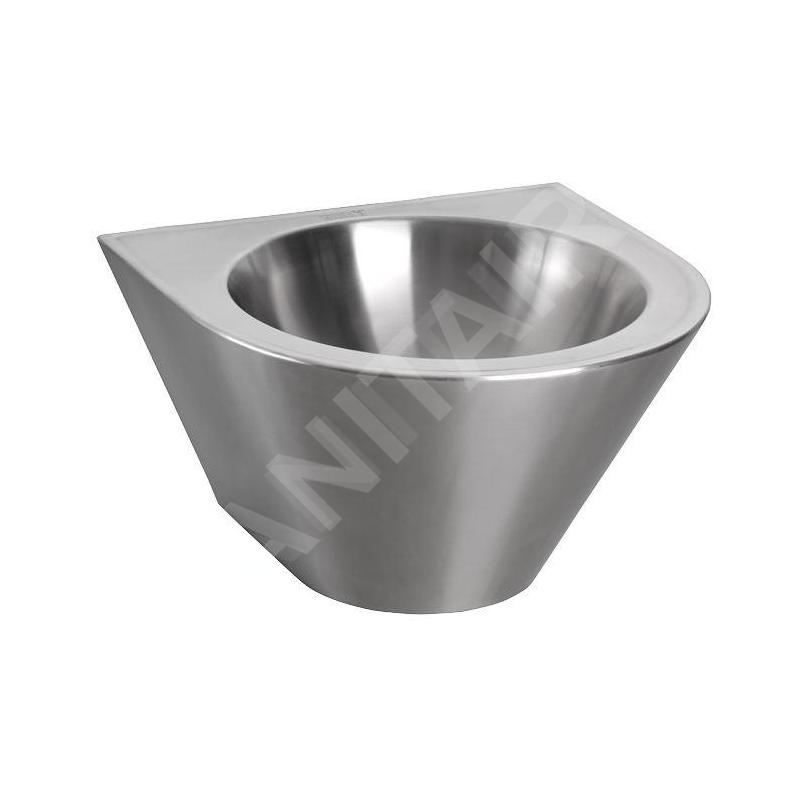 Sanela Lavabos en inox - Lavabo conique 320 mm, anti-vandalisme, inox SLUN 58