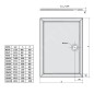 Polysan Karia - Receveur de douche 900x700 mm, blanc 44511 Polysan Karia - Receveur de douche 900x700 mm, blanc 44511
