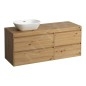 Laufen Lani - Meuble sous-lavabo, 58x137x49 cm, 4 tiroirs, découpe à gauche, chêne H4065821122671 Laufen Lani - Meuble sous-lavabo, 58x137x49 cm, 4 tiroirs, découpe à gauche, chêne H4065821122671