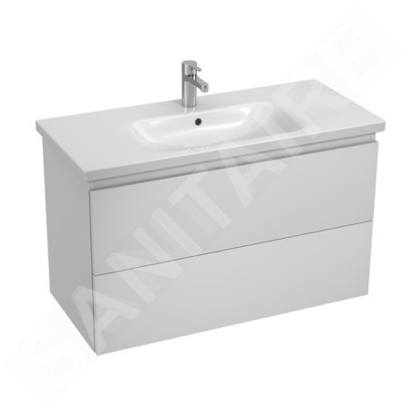 Jika Mio-N - Meuble pour lavabo 96x59x45 cm, blanc H40J7174015001