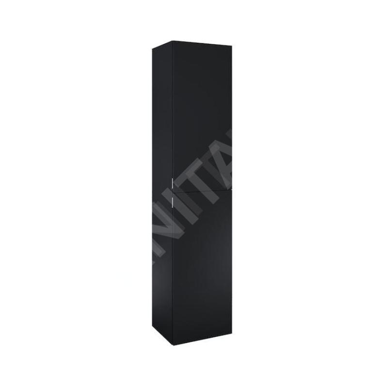 Jika Pure - Armoire haute 180x40x35 cm, 2 portes G/D, noir mat H43J2322303531