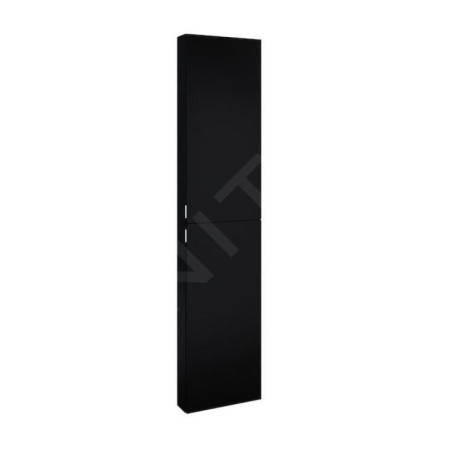 Jika Pure - Armoire haute 180x40x13 cm, 2 portes G/D, noir mat H43J2352303531