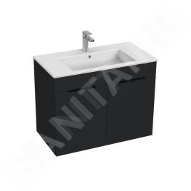 Jika Cube - Meuble avec lavabo 80x43x61 cm, anthracite mat H4537521763521