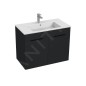 Jika Cube - Meuble avec lavabo 80x43x61 cm, anthracite mat H4537521763521 Jika Cube - Meuble avec lavabo 80x43x61 cm, anthracite mat H4537521763521