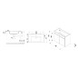 Jika Cube - Meuble avec lavabo 80x43x61 cm, anthracite mat H4537521763521 Jika Cube - Meuble avec lavabo 80x43x61 cm, anthracite mat H4537521763521