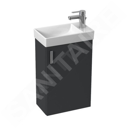 Jika Petit - Meuble avec lave-mains 41x66x23 cm, gris H45J5111753011