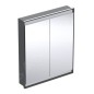 Geberit ONE - Armoire avec miroir avec éclairage LED, 750x900x150 mm, 2 portes, intégrée, noir mat 505.802.00.7 Geberit ONE - Armoire avec miroir avec éclairage LED, 750x900x150 mm, 2 portes, intégrée, noir mat 505.802.00.7