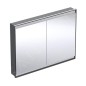 Geberit ONE - Armoire avec miroir avec éclairage LED, 1200x900x150 mm, 2 portes, intégrée, noir mat 505.805.00.7 Geberit ONE - Armoire avec miroir avec éclairage LED, 1200x900x150 mm, 2 portes, intégrée, noir mat 505.805.00.7