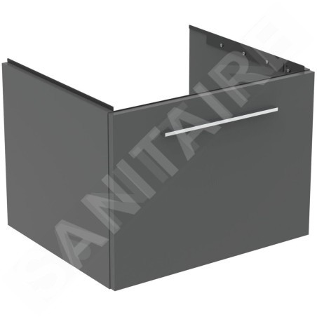 Ideal Standard i.Life B - Meuble vasque 60x44x51 cm, 1 tiroirs, quartz gris mat T5269NG