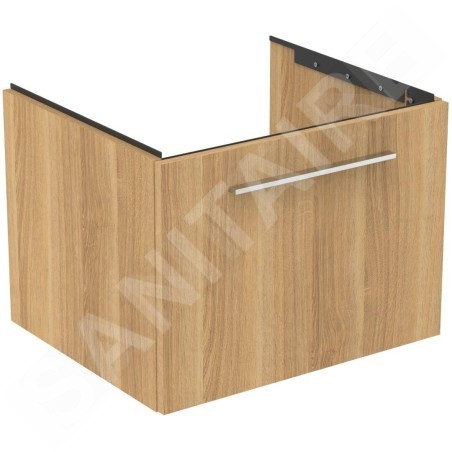 Ideal Standard i.Life B - Meuble lavabo, 60x44x51 cm, 1 tiroir, chêne T5269NX