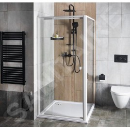 Aqualine Amico - Porte de douche 740-820x1850 mm, verre clair G70