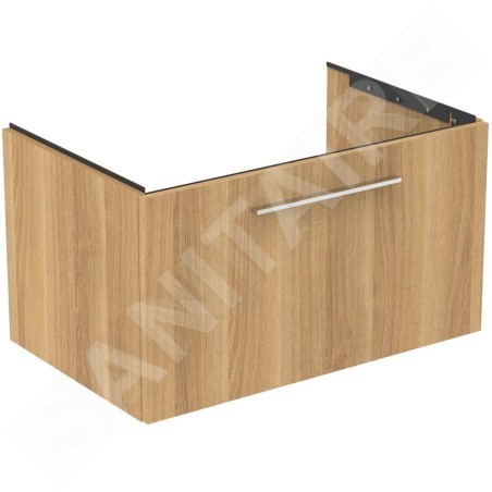 Ideal Standard i.Life B - Meuble lavabo 80x44x51 cm, 1 tiroir, chêne T5271NX