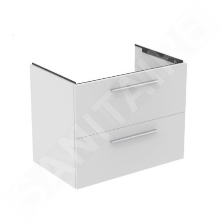 Ideal Standard i.Life B - Meuble vasque, 80x63x51 cm, 2 tiroirs, blanc mat T5272DU