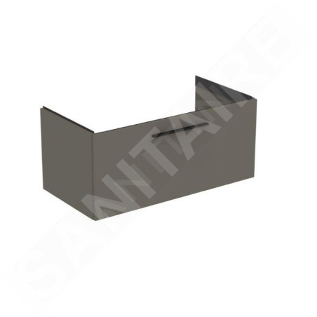 Ideal Standard i.Life B - Meuble vasque 100x44x51 cm, 1 tiroirs, quartz gris mat T5275NG