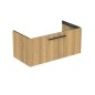 Ideal Standard i.Life B - Meuble lavabo 100x44x51 cm, 1 tiroir, chêne T5275NX Ideal Standard i.Life B - Meuble lavabo 100x44x51 cm, 1 tiroir, chêne T5275NX