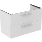 Ideal Standard i.Life B - Meuble-vasque, 100x63x51 cm, 2 tiroirs, blanc mat T5276DU Ideal Standard i.Life B - Meuble-vasque, 100x63x51 cm, 2 tiroirs, blanc mat T5276DU