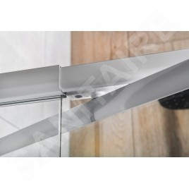 Aqualine Amico - Porte de douche 740-820x1850 mm, verre clair G70