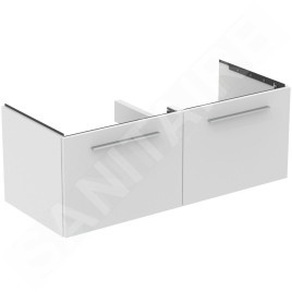 Ideal Standard i.Life B - Meuble-vasque, 120x44x51 cm, 2 tiroirs, blanc mat T5277DU