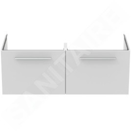 Ideal Standard i.Life B - Meuble-vasque, 120x44x51 cm, 2 tiroirs, blanc mat T5277DU