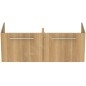 Ideal Standard i.Life B - Meuble lavabo 120x44x51 cm, 2 tiroirs, chêne T5277NX