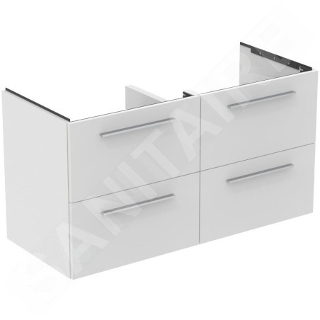 Ideal Standard i.Life B - Meuble vasque, 120x63x51 cm, 4 tiroirs, blanc mat T5278DU