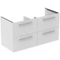 Ideal Standard i.Life B - Meuble vasque, 120x63x51 cm, 4 tiroirs, blanc mat T5278DU Ideal Standard i.Life B - Meuble vasque, 120x63x51 cm, 4 tiroirs, blanc mat T5278DU