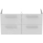 Ideal Standard i.Life B - Meuble vasque, 120x63x51 cm, 4 tiroirs, blanc mat T5278DU Ideal Standard i.Life B - Meuble vasque, 120x63x51 cm, 4 tiroirs, blanc mat T5278DU