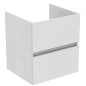 Ideal Standard Eurovit - Meuble-lavabo, 55x50x44 cm, 2 tiroirs, blanc brillant R0256WG Ideal Standard Eurovit - Meuble-lavabo, 55x50x44 cm, 2 tiroirs, blanc brillant R0256WG