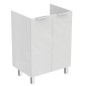 Ideal Standard Eurovit - Meuble-lavabo, 84x60x44 cm, 2 porte, charnières G/D, blanc brillant R0258WG Ideal Standard Eurovit - Meuble-lavabo, 84x60x44 cm, 2 porte, charnières G/D, blanc brillant R0258WG