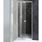 Aqualine Amico - Porte de douche pliante 1040-1220x1850 mm, verre clair/blanc G100 Aqualine Amico - Porte de douche pliante 1040-1220x1850 mm, verre clair/blanc G100