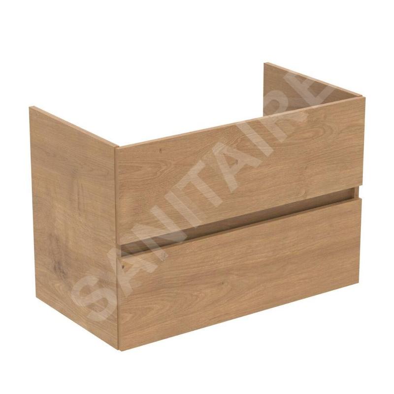 Ideal Standard Eurovit - Meuble-lavabo, 55x80x44 cm, 2 tiroirs, chêne R0263Y8 Ideal Standard Eurovit - Meuble-lavabo, 55x80x44 cm, 2 tiroirs, chêne R0263Y8