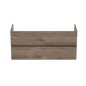 Ideal Standard Eurovit - Meuble-lavabo, 55x120x44 cm, 2 tiroirs, noyer R0266Y9