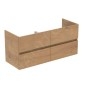 Ideal Standard Eurovit - Meuble-lavabo, 55x120x44 cm, 4 tiroirs, chêne R0267Y8 Ideal Standard Eurovit - Meuble-lavabo, 55x120x44 cm, 4 tiroirs, chêne R0267Y8