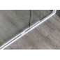 Aqualine Amico - Porte de douche pliante 1040-1220x1850 mm, verre clair/blanc G100 Aqualine Amico - Porte de douche pliante 1040-1220x1850 mm, verre clair/blanc G100