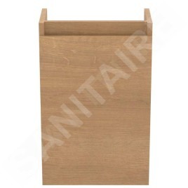 Ideal Standard Eurovit - Meuble-lavabo, 55x35x20 cm, 1 porte, charnières G/D, chêne R0271Y8