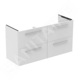Ideal Standard i.Life A - Meuble-lavabo, 63x120x44 cm, 4 tiroirs, blanc mat T5513DU
