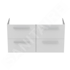 Ideal Standard i.Life A - Meuble-lavabo, 63x120x44 cm, 4 tiroirs, blanc mat T5513DU